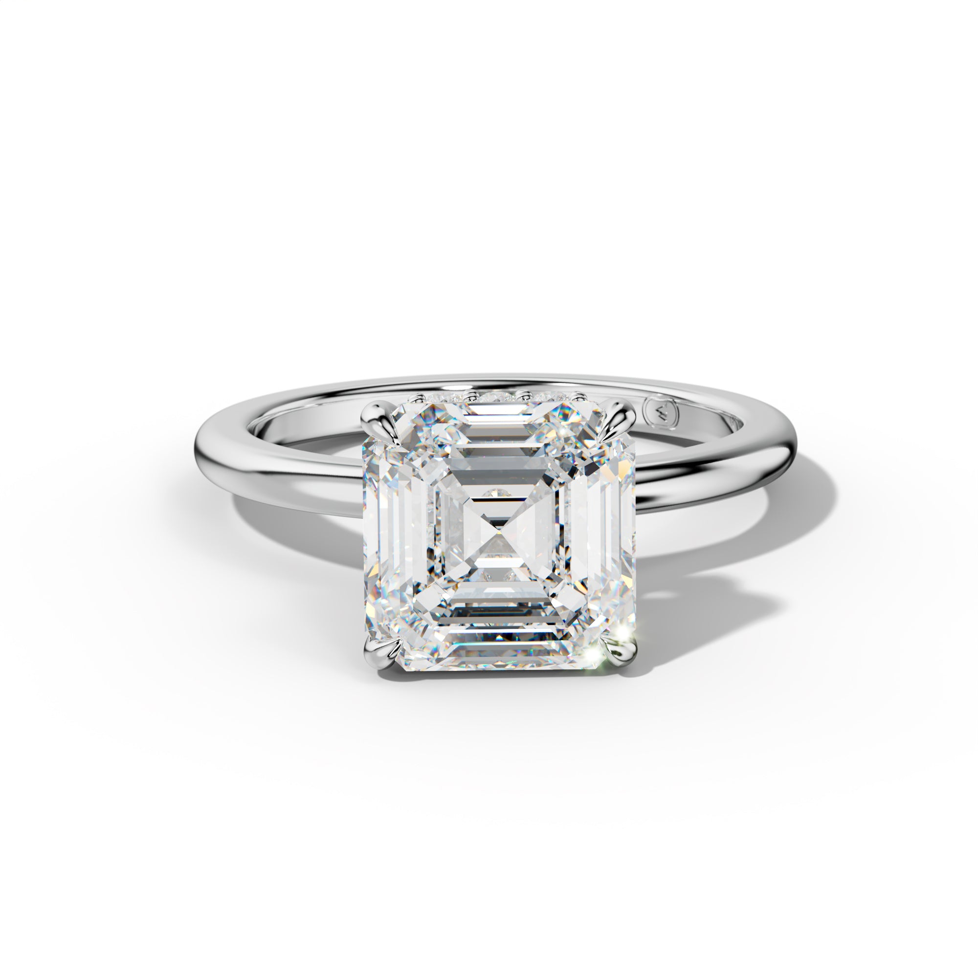 Sophia Asscher Cut Diamond Engagement Ring